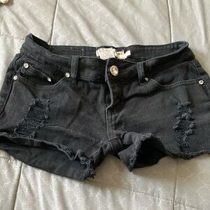 Stylish Black Denim Shorts